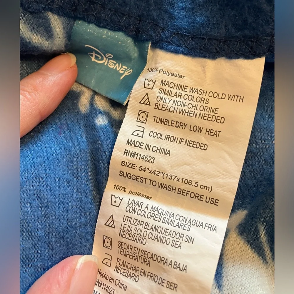 Disney Olaf character Snuggie Frozen open robe snowman blue winter gift kids